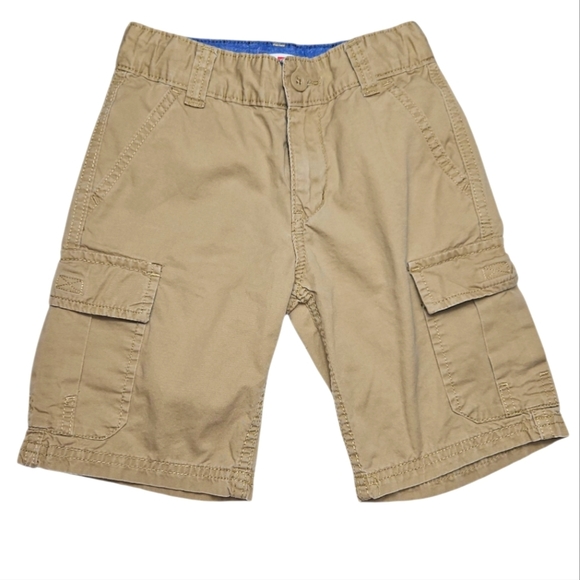 Levi's Boys Khaki Cargo Pants Size 6 Adjustable Waist - Picture 1 of 4